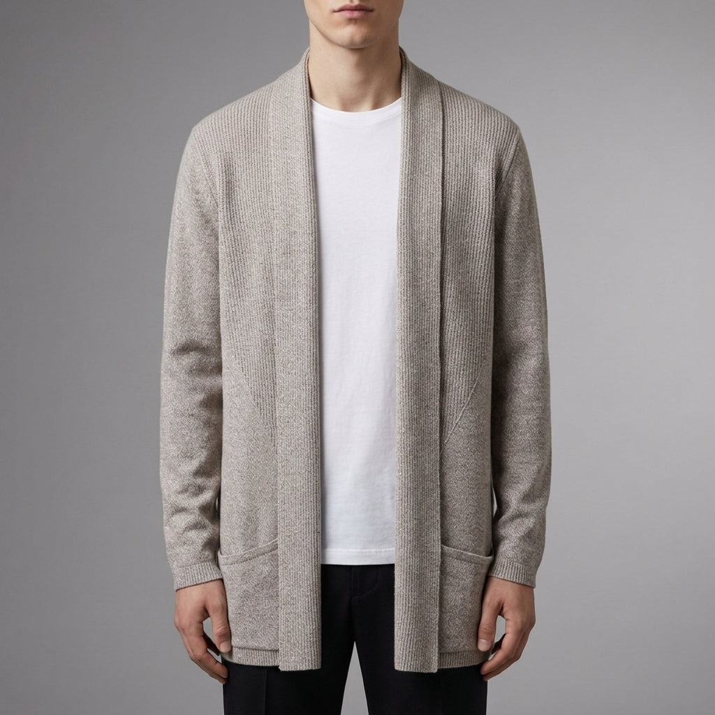 Women's Lightweight Drape Cardigan Elegant Longline Silhouette – Marlowe