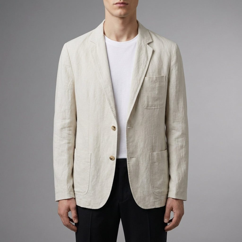 Siena Relaxed Linen Blazer