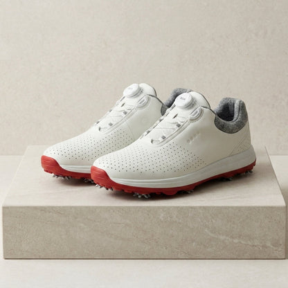 Spiked Golf Shoes Water-Resistant Synthetic Leather Enhanced Grip – Siena