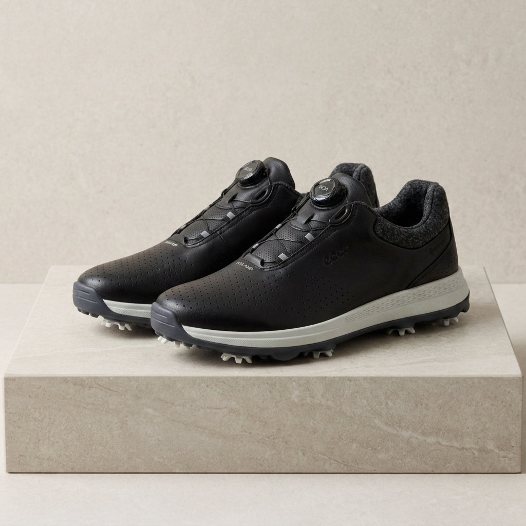 Spiked Golf Shoes Water-Resistant Synthetic Leather Enhanced Grip – Siena