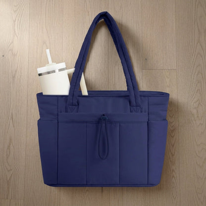 Quilted Puffer Tote Lightweight Work Travel Bag – Marlowe