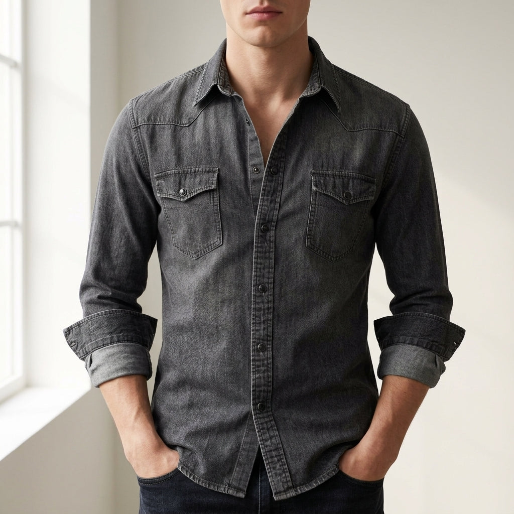 Denim Shirt for Women Relaxed Slim Fit – Marlowe