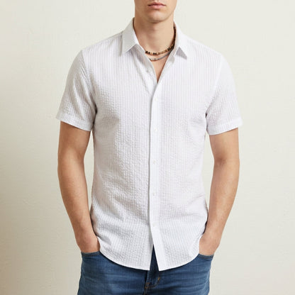 Sitia Striped Short Sleeve Shirt