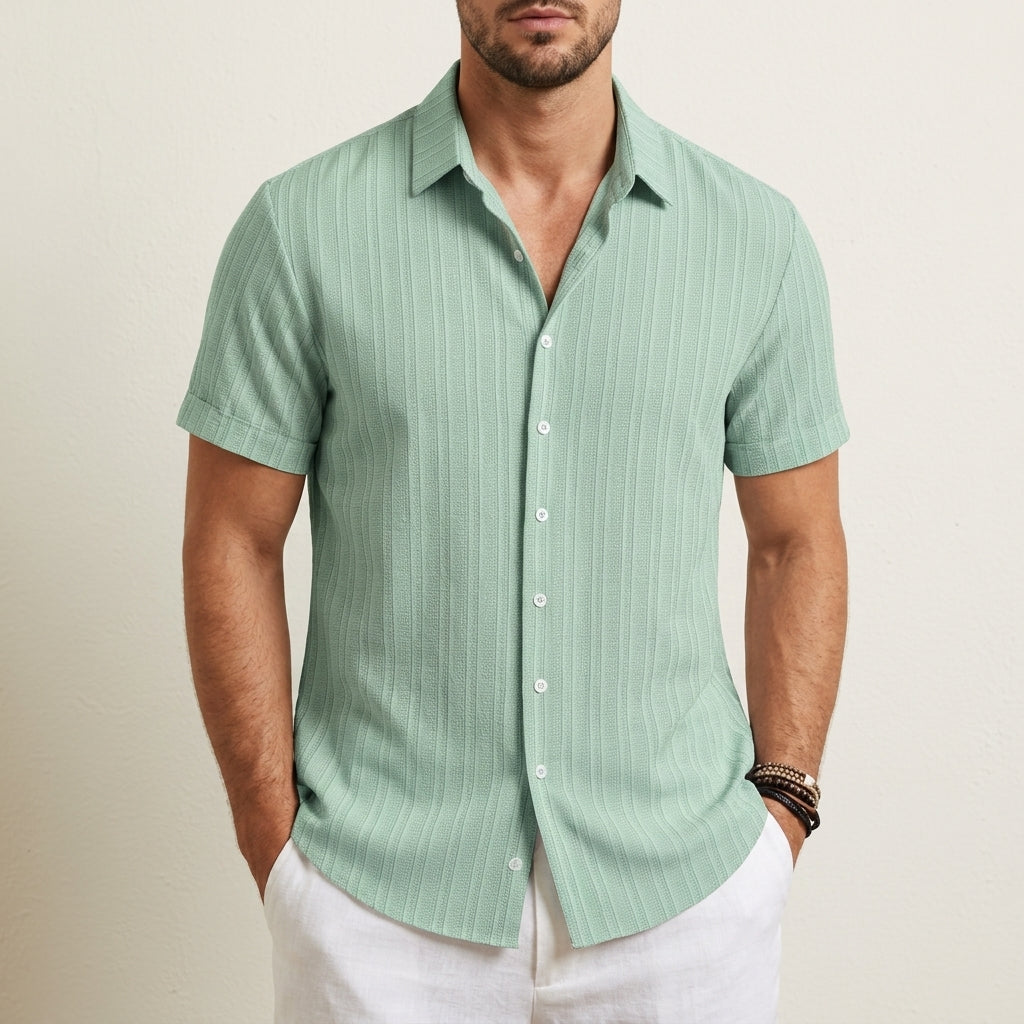Sitia Striped Short Sleeve Shirt
