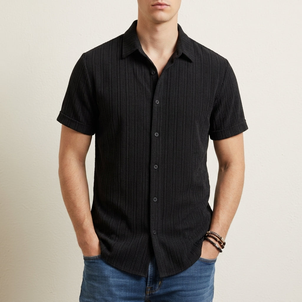 Sitia Striped Short Sleeve Shirt