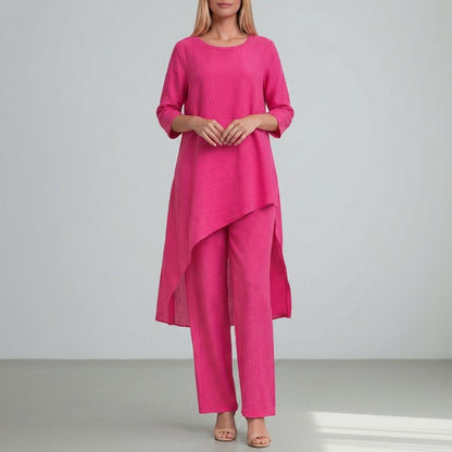 Women's Two-Piece Trouser Set Relaxed Elegant Silhouette – Celeste