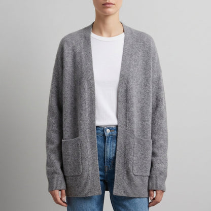 Women's Longline Knit Open-Front Cardigan – Marlowe