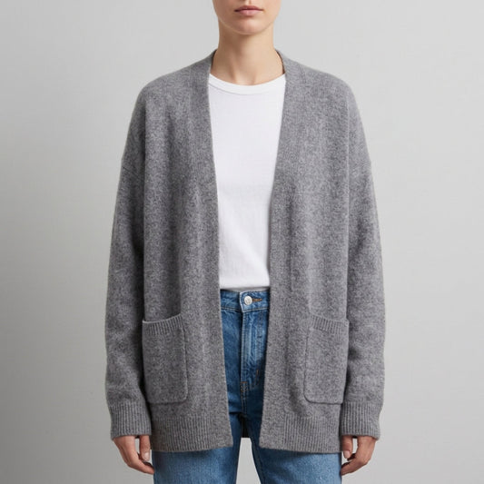 Women's Longline Knit Open-Front Cardigan – Marlowe