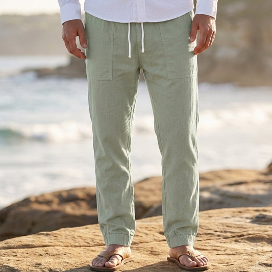 Men's Slim-Fit Jogger Pants with Tapered Leg – Dorian