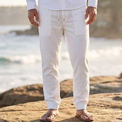Men's Slim-Fit Jogger Pants with Tapered Leg – Dorian