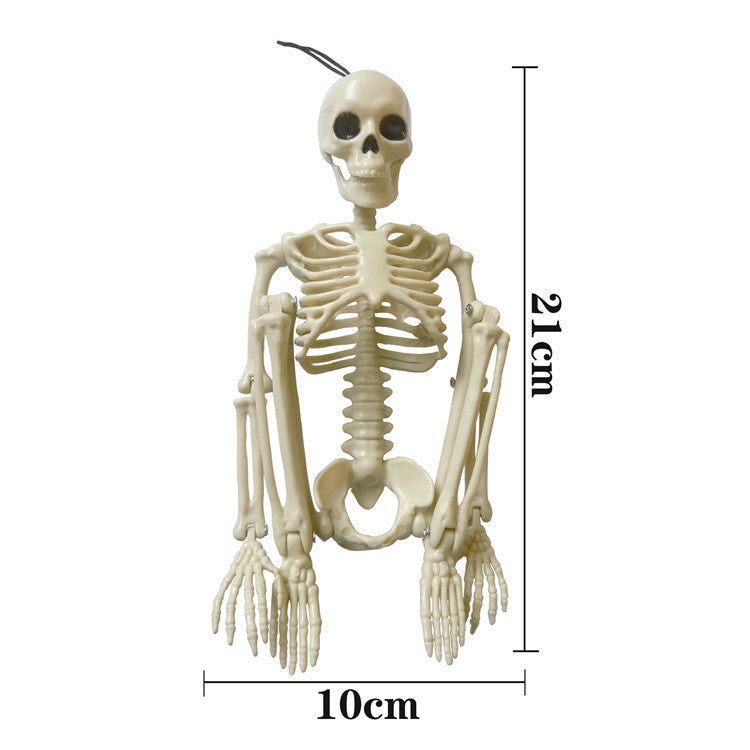 Halloween Skeleton Couple Decoration Props with Wedding Veil for Haunted Party and Spooky Celebrations