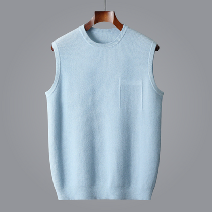 Lauro Cashmere Vest Soft Durable Essential Layering Piece