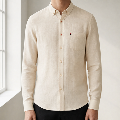 Soller Linen Button-Down Shirt
