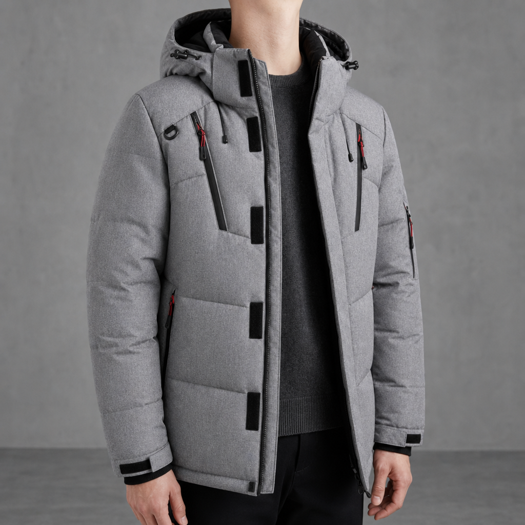 Insulated Hooded Down Parka Lightweight Packable – Aster