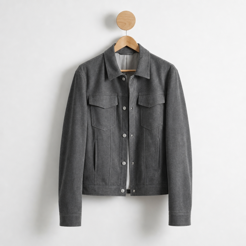 Women's Vegan Suede Button Up Jacket Refined Style – Sienna