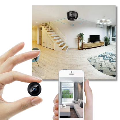 Mini WiFi Security Camera | 1080P Indoor Camera with Night Vision & Magnetic Mount