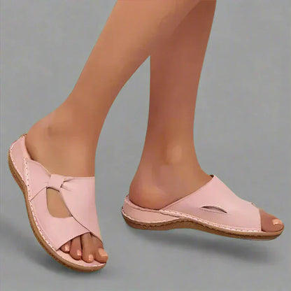 Elara | Women's Comfort Open-Toe Slide Sandals