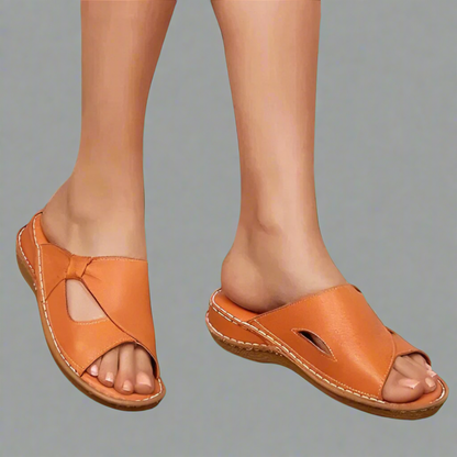 Elara | Women's Comfort Open-Toe Slide Sandals