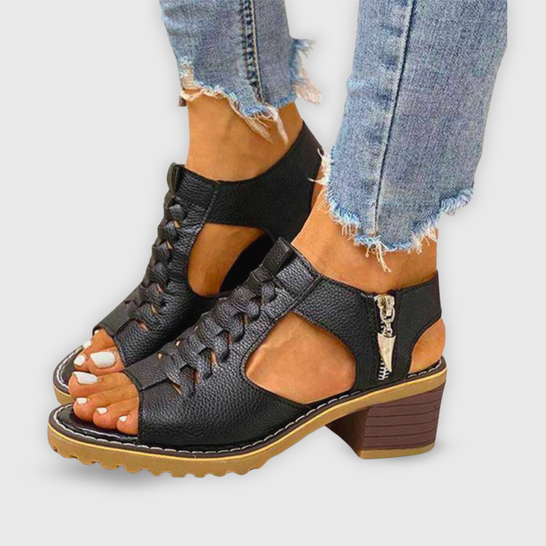 Natalie Chunky Heel Sandals with Stylish Design and Comfortable Support