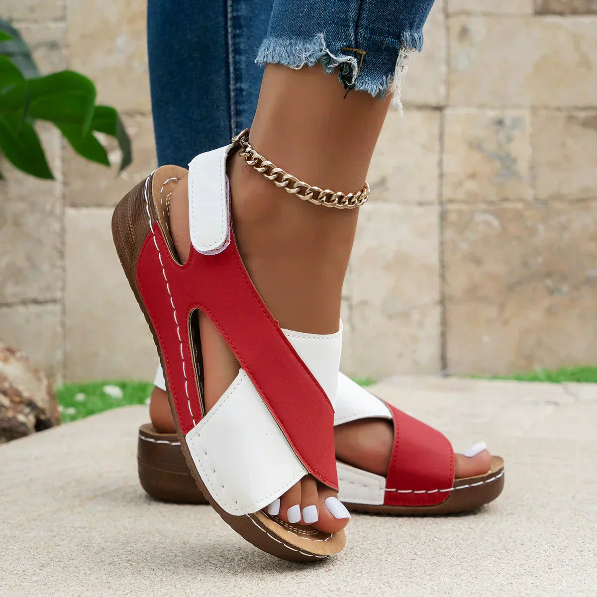 Amina Adjustable Slingback Sandals for Stylish Comfort and Versatile Wear