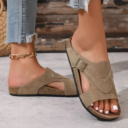 Lydia Slip-On Sandals with Lightweight Support and Comfortable Fit