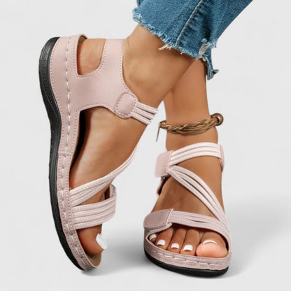 Arch-Support Strappy Sandals for Women – Orthopedic Comfort
