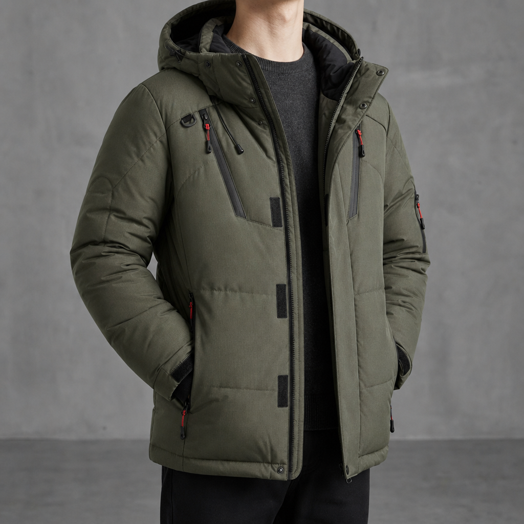 Insulated Hooded Down Parka Lightweight Packable – Aster
