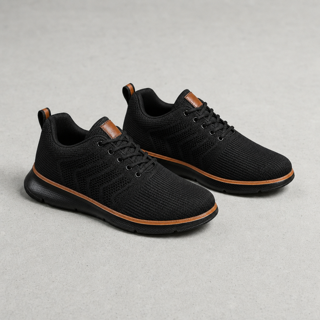 Knit Mesh Sneakers Lightweight Foam Sole – Elara