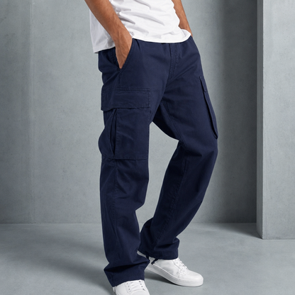Relaxed Cargo Pants Cotton Blend Utility Fit – Marlowe