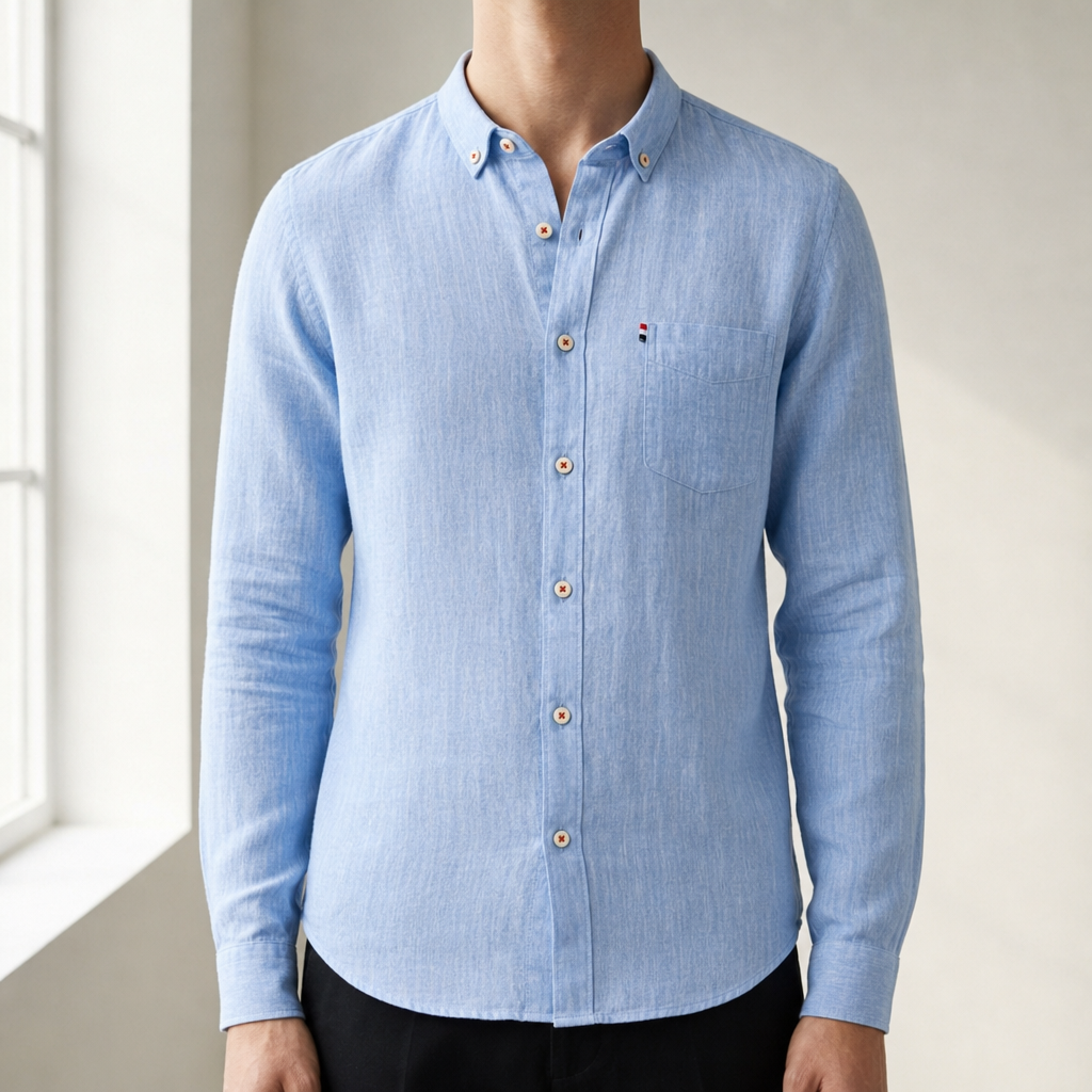 Soller Linen Button-Down Shirt