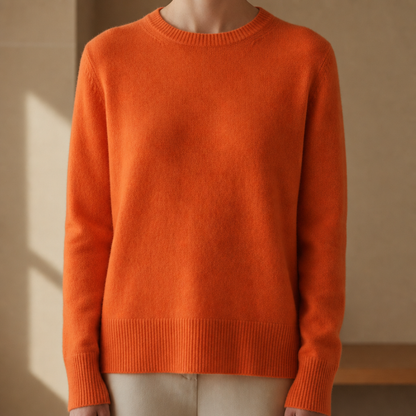 Merino Cotton Knit Sweater Lightweight Warmth – Alora