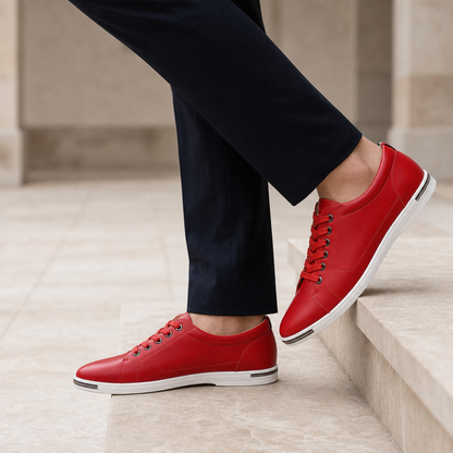 Casual Sneakers Faux Leather Memory Foam Waterproof – Arden