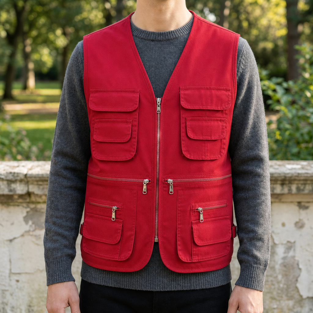 Multi-Pocket Utility Vest Quick-Dry Breathable Shell – Kestrel