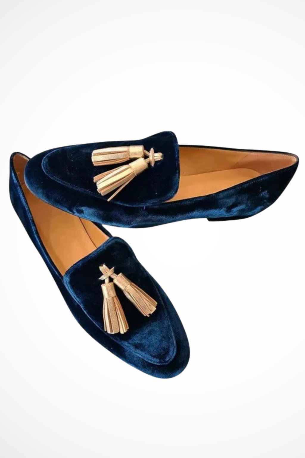 Maeve Women’s Velvet Tassel Loafers – Elegant Slip-On Luxury Footwear
