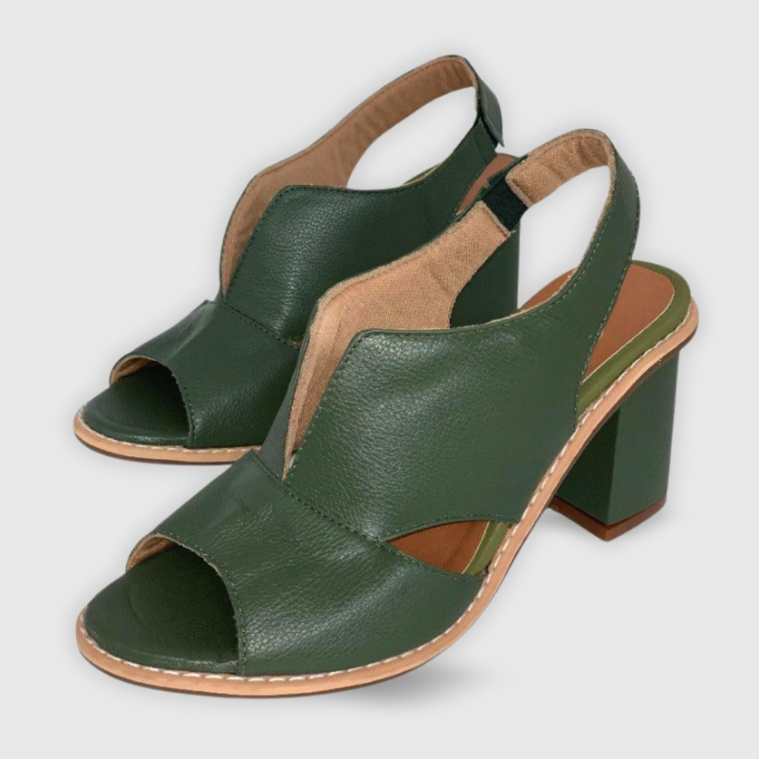 Nicole Mid-Heel Sandals – Stylish, Elegant, and Comfortable Footwear