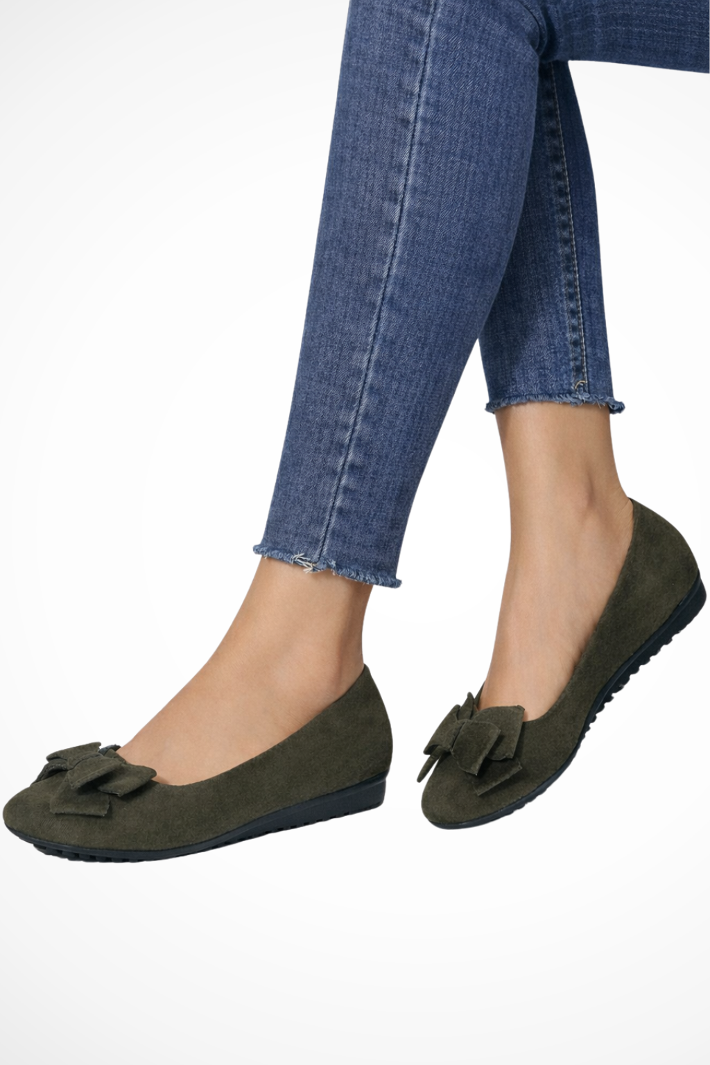 Lyra Comfortable Everyday Walking Flats with Elegant Bow Detail – Stylish Women's Footwear