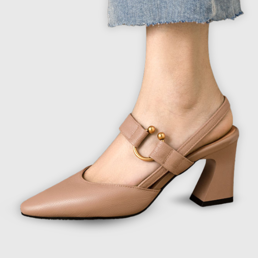 Diana Elegant Pointed Toe Slingback Heels – Stylish Sophisticated Women's Shoes
