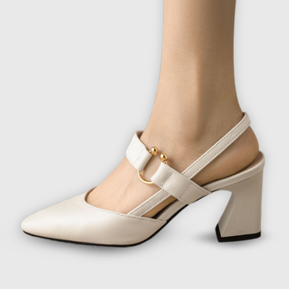 Diana Elegant Pointed Toe Slingback Heels – Stylish Sophisticated Women's Shoes