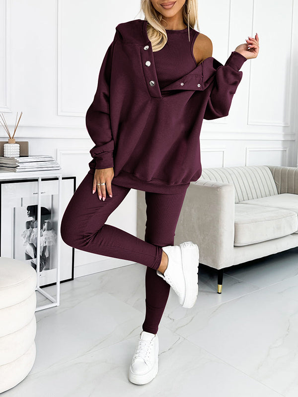 Elodie Sæt med Bukser og Hættetrøje – Komfortabel og Stilfuld Casual Wear