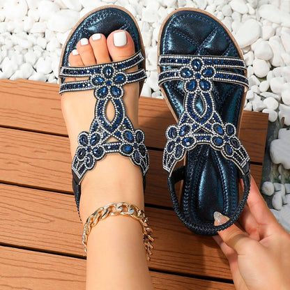 Women's Orthopedic Boho Sandals Adjustable Cushioned Sole – Elara