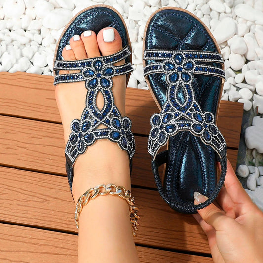 Women's Orthopedic Boho Sandals Adjustable Cushioned Sole – Elara