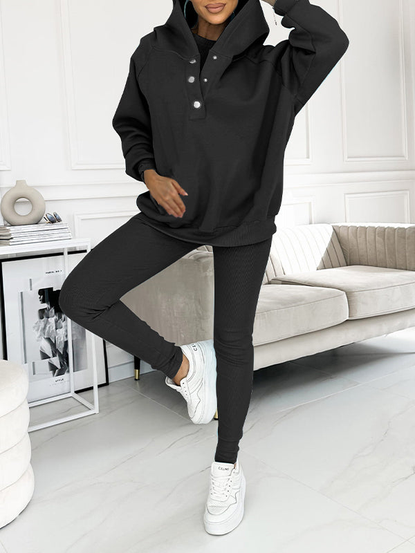 Elodie Sæt med Bukser og Hættetrøje – Komfortabel og Stilfuld Casual Wear