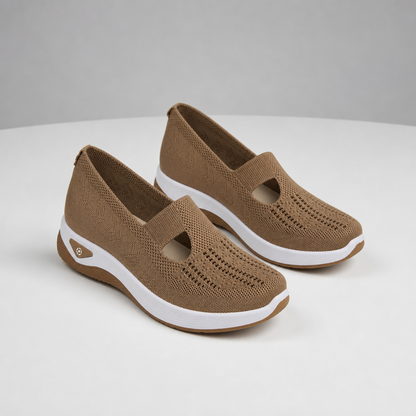 Orthopedic Knit Slip-On Shoes Breathable Stretch Knit Arch Support – Maren