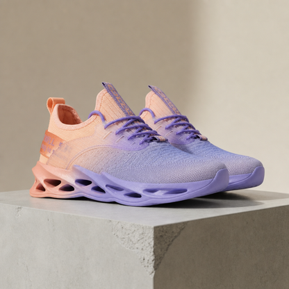 Knit Sneakers with Arch Support and Gradient Upper – Verona
