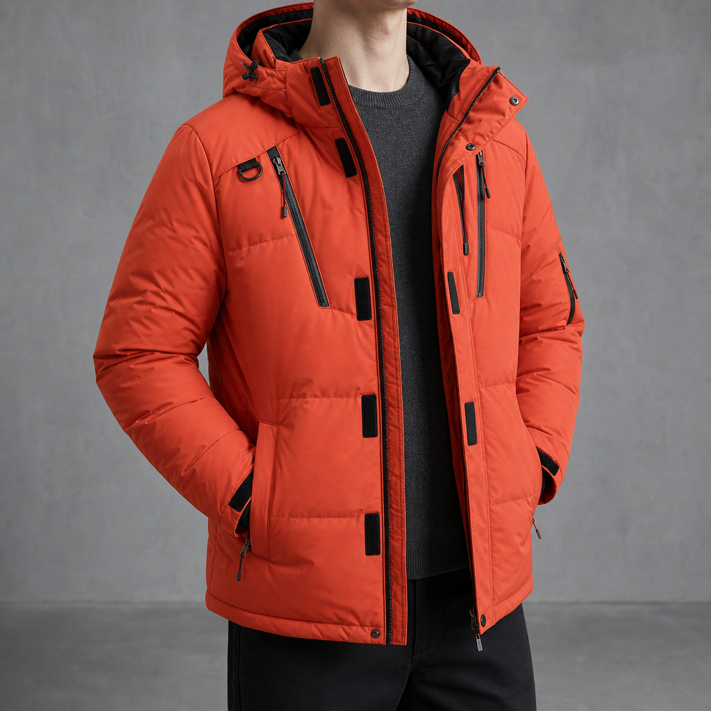 Insulated Hooded Down Parka Lightweight Packable – Aster