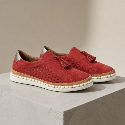 Tassel Slip-On Sneakers Faux Leather Everyday Comfort – Marlowe