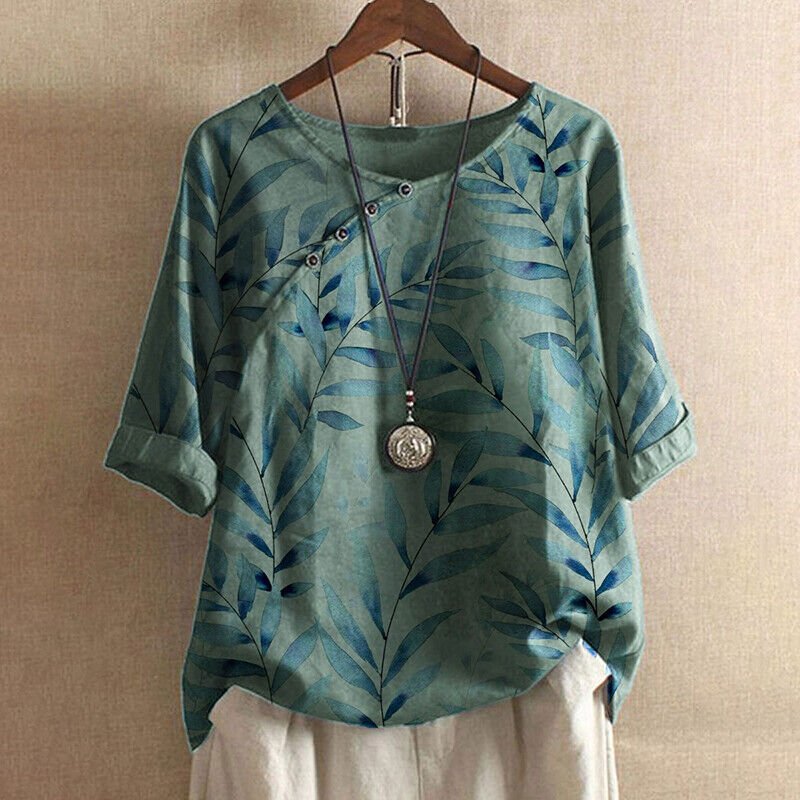 Women's Floral 3/4 Sleeve Blouse