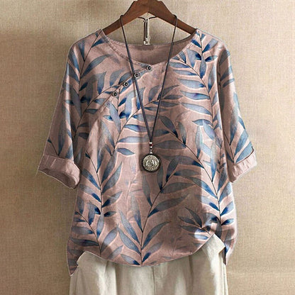 Women's Floral 3/4 Sleeve Blouse