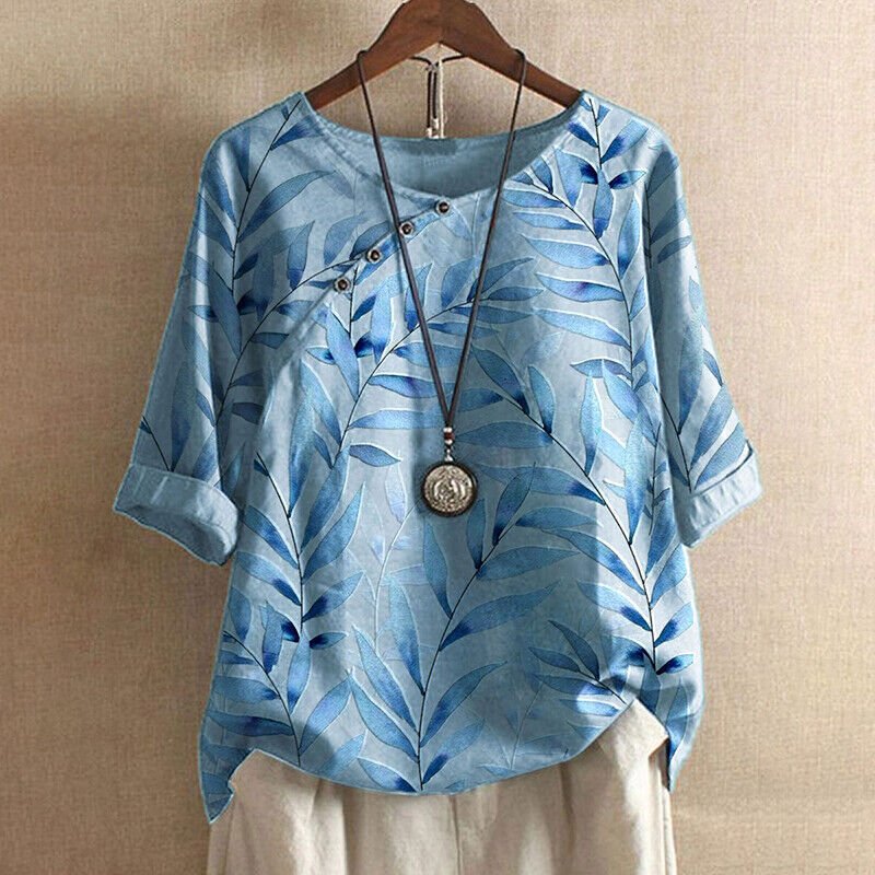 Women's Floral 3/4 Sleeve Blouse