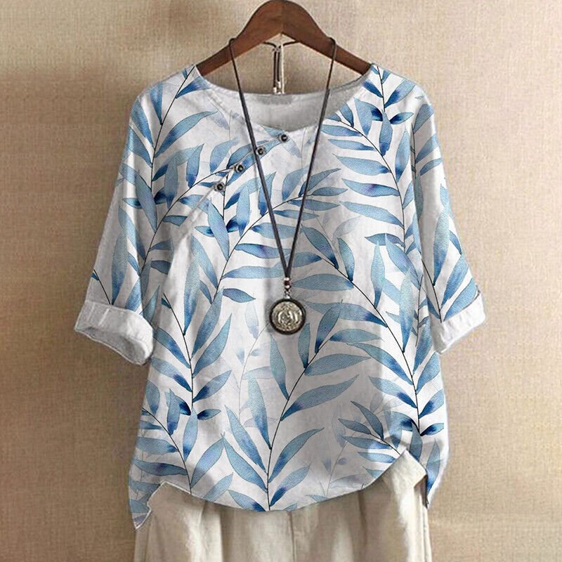 Women's Floral 3/4 Sleeve Blouse